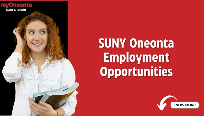 SUNY Oneonta Employment Opportunities