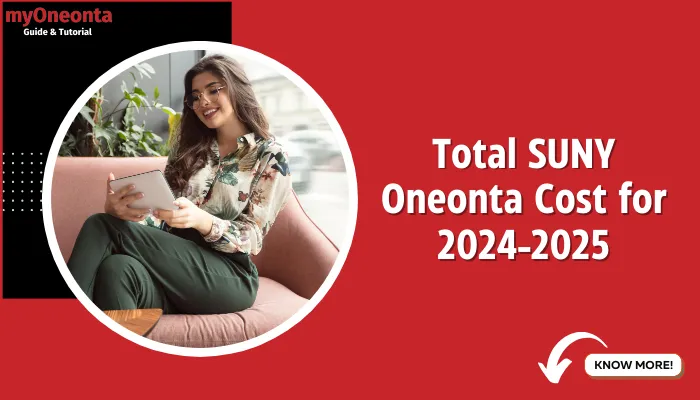 Total SUNY Oneonta Cost for 2024-2025