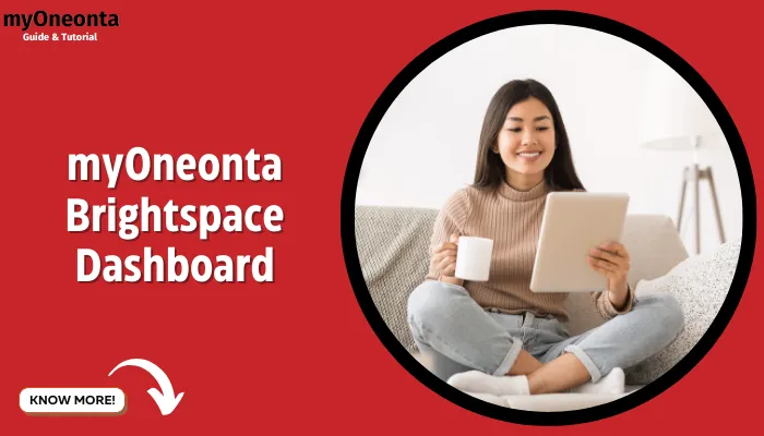 myOneonta Brightspace Dashboard: Overview